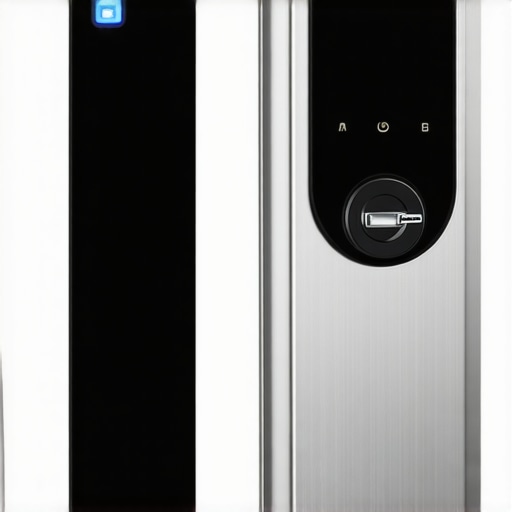 High-tech smart deadbolt with biometric authentication and remote management