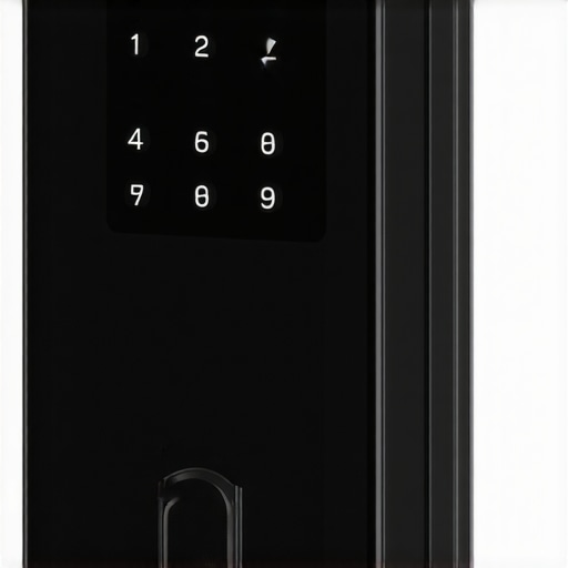 Electronic keypad deadbolt lock with security features
