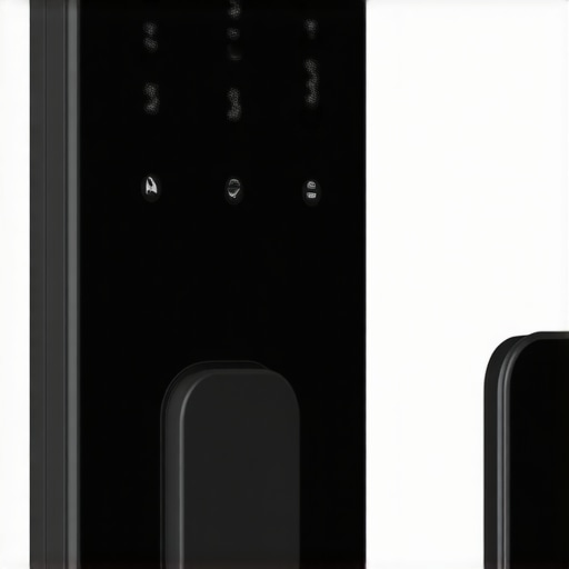 Smart Deadbolt with Digital Keypad Close-up of a modern smart deadbolt lock with digital keypad for business security