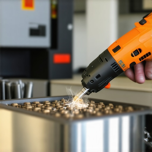 A professional locksmith cleaning lock parts with ultrasonic equipment to ensure proper function and longevity.